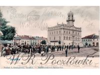 Widok rynku w Jarosławiu